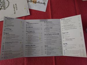 De kaart at Königlicher Hirschgarten in Munich