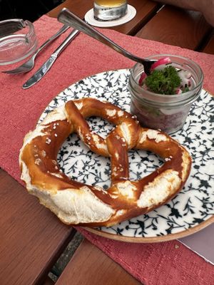Red bean spread   at Königlicher Hirschgarten in Munich