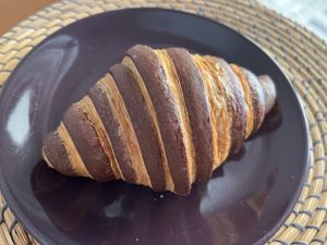 Chocolate & vanilla croissant   at Holy Llama  - Imittos in Athens