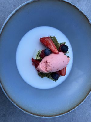 Vegane Panna Cotta  at Scala in Bad Waldsee