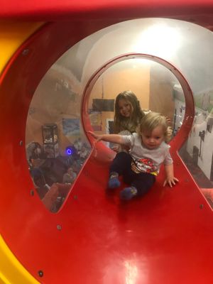 Viewing capsule at PlayTown in Southport