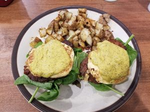 Benedict at The Clever Rabbit in Edmonton