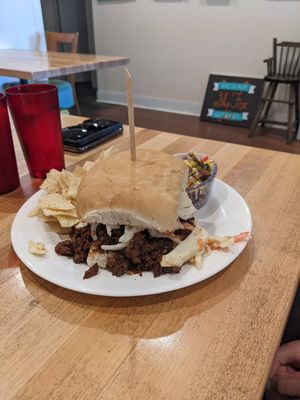 Pulled pork at The Clever Rabbit in Edmonton