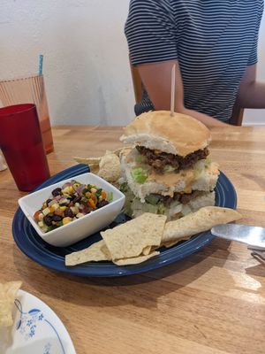 Big Mac burger - so good at The Clever Rabbit in Edmonton