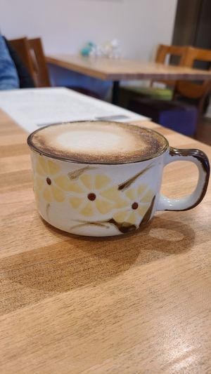 Oat Latte at The Clever Rabbit in Edmonton