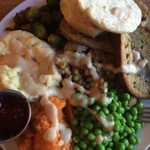 Thanksgiving dinner at The Clever Rabbit in Edmonton