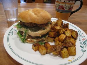 Big mac at The Clever Rabbit in Edmonton