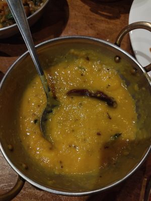 Tadka Daal (with no diary) at Shahi Pakwaan in North London