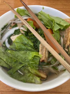 pho  at Khanh Ly Vegetarian Food in Phu Quoc