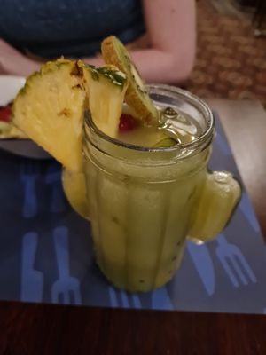 cactus drink at Disneyland - Silver Spur in Chessy