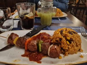 vegan skewer at Disneyland - Silver Spur in Chessy