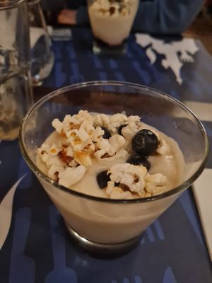 silken tofu dessert at Disneyland - Silver Spur in Chessy