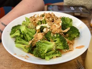 Broccoli bites  at Pingala Cafe & Eatery in Burlington