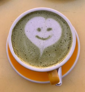 Happy Matcha 💚  at Fussey & Baer in Hitchin