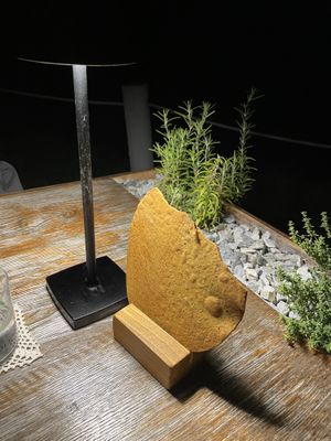 Home-made bread   at Ristorante Tenerumi in Vulcano