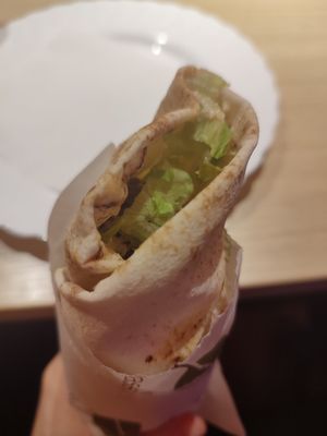 Falafel makali wrap at Al Jasmin in Frankfurt Oder