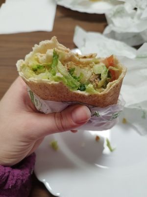 Falafel durum at Al Jasmin in Frankfurt Oder