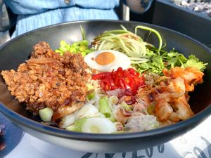 no duck donburi  at Wagamama in Stoke-on-trent