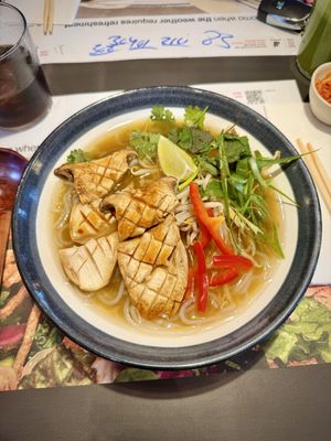 King Oyster Mushroom Pho 🇻🇳   at Wagamama in Stoke-on-trent