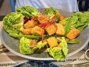Sweet Chilli Tofu salad 🥗   at Wagamama in Stoke-on-trent