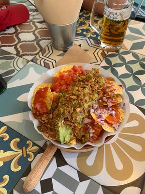 Vegan nachos  at Mostacho Murcia Burger Bar in Murcia