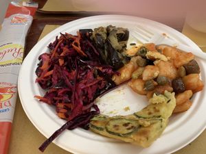 Large plate  at L'Articiocc in Turin