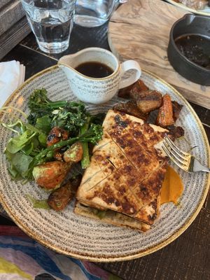 CELERIAC, MUSHROOM AND PEARL BARLEY WELLINGTON  at The Botanist in Worcester