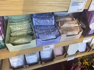 Vegan candy bars  at Elroy's Fine Foods in Monterey