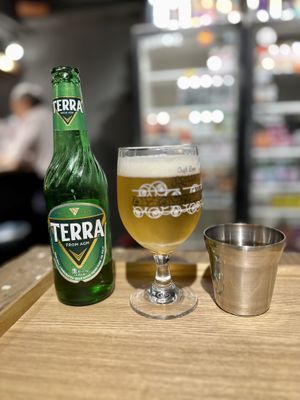 Korean Beer  at Yachego in Tokyo