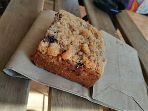 Blueberry coffee cake at Brewerytown Bakery in Philadelphia