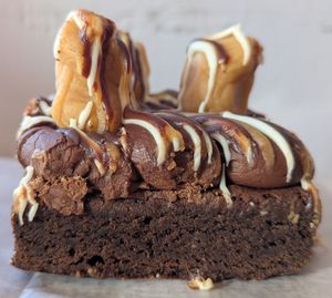 brownie from Vegan Treats at Brewerytown Bakery in Philadelphia