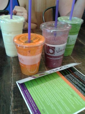 juices! at Jan's Health Bar in Huntington Beach