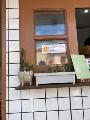 Jay sign😄 at Clover Coffee in Phuket