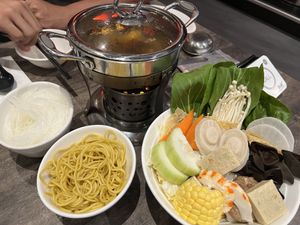 Seafood Qq tofu set  at Arashi Shabu-Shabu - KSL City in Johor Bahru