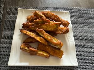 Zucchini fries MUST TRY!!  at Vibrations Kitchen in Serrekunda