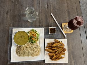 Lunch  at Vibrations Kitchen in Serrekunda