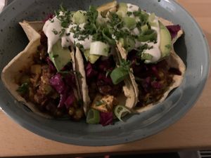 Tacos  at BEMBA rawfood & plant-based in Bratislava