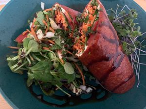 cheese rolls at BEMBA rawfood & plant-based in Bratislava