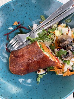 Cheese roll at BEMBA rawfood & plant-based in Bratislava