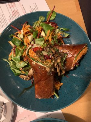 cashew cheese rolls at BEMBA rawfood & plant-based in Bratislava