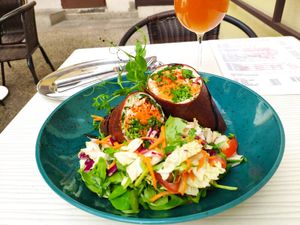 Rolls at BEMBA rawfood & plant-based in Bratislava