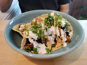 HUGE tacos! at BEMBA rawfood & plant-based in Bratislava
