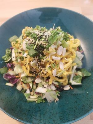 Asian kelp noodles at BEMBA rawfood & plant-based in Bratislava