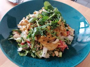 Asian kelp noodles at BEMBA rawfood & plant-based in Bratislava