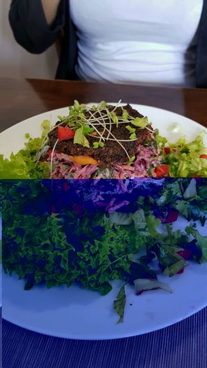 Raw Burger  at BEMBA rawfood & plant-based in Bratislava