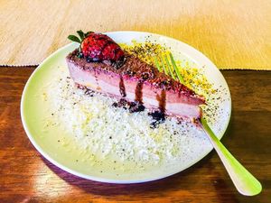 raw cake at BEMBA rawfood & plant-based in Bratislava