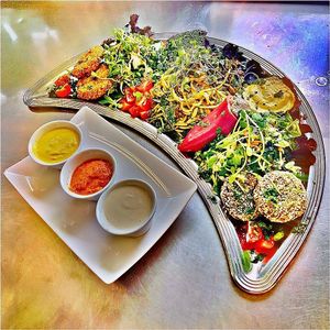 moon plate at BEMBA rawfood & plant-based in Bratislava