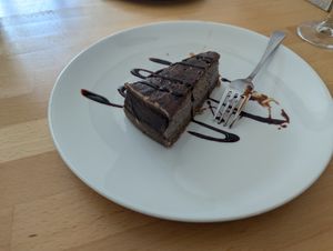 Blueberry Cheesecake at BEMBA rawfood & plant-based in Bratislava