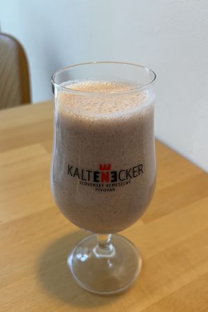 hemp shake!  at BEMBA rawfood & plant-based in Bratislava