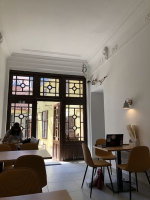 Inside at BEMBA rawfood & plant-based in Bratislava